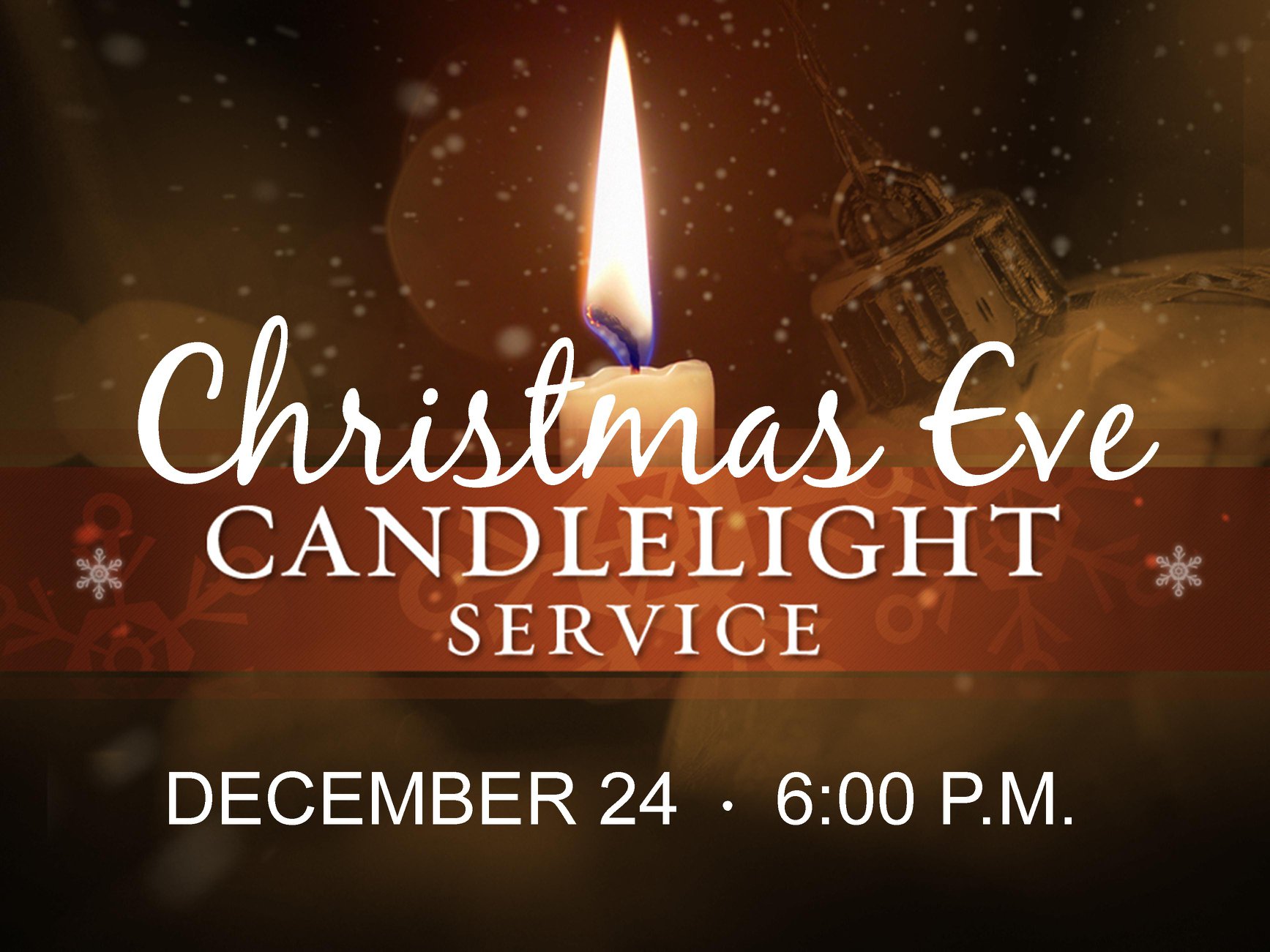Christmas Eve Candlelight Service at Poinciana United Methodist Church