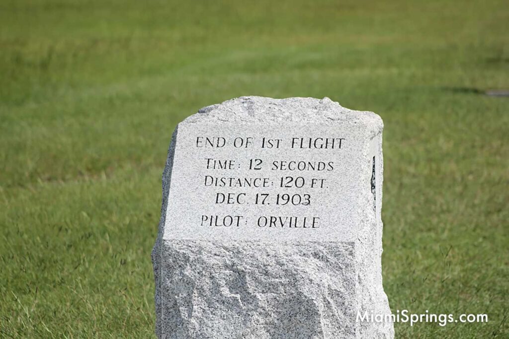 1st Flight by Orville Wright on Dec 17, 1903