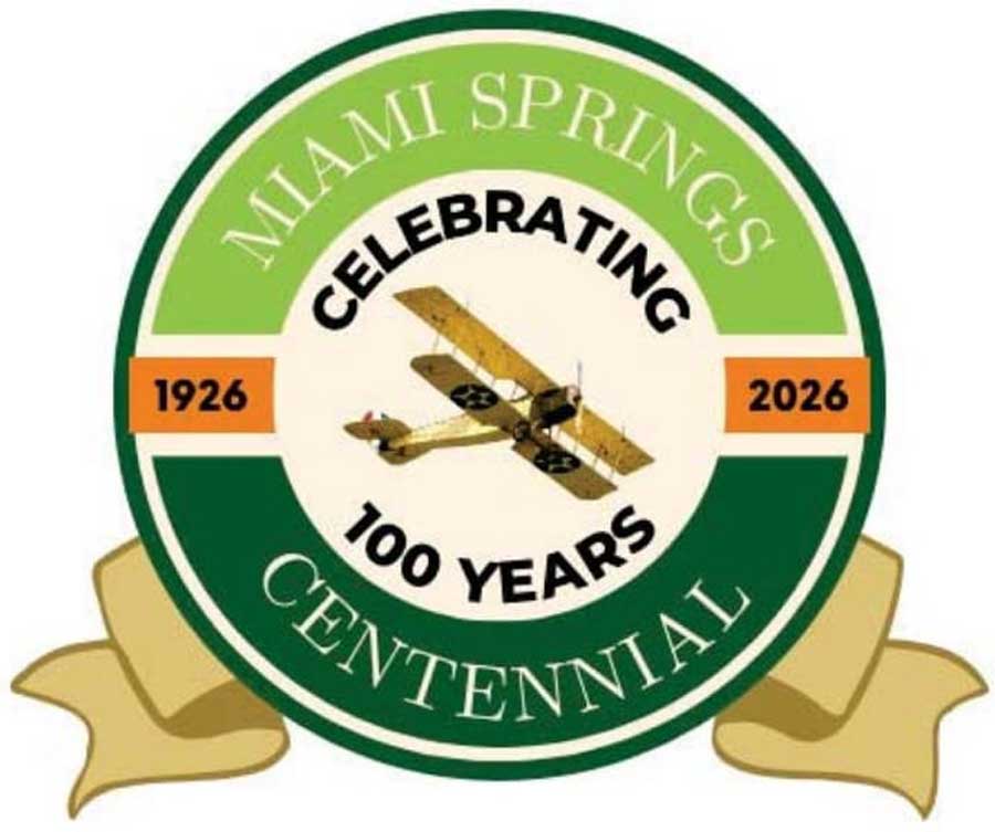 Miami Springs Centennial Logo - 1926 - 2026