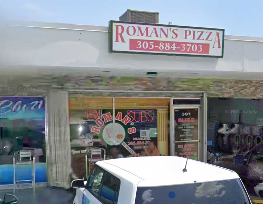 Roman's Pizza in Miami Springs