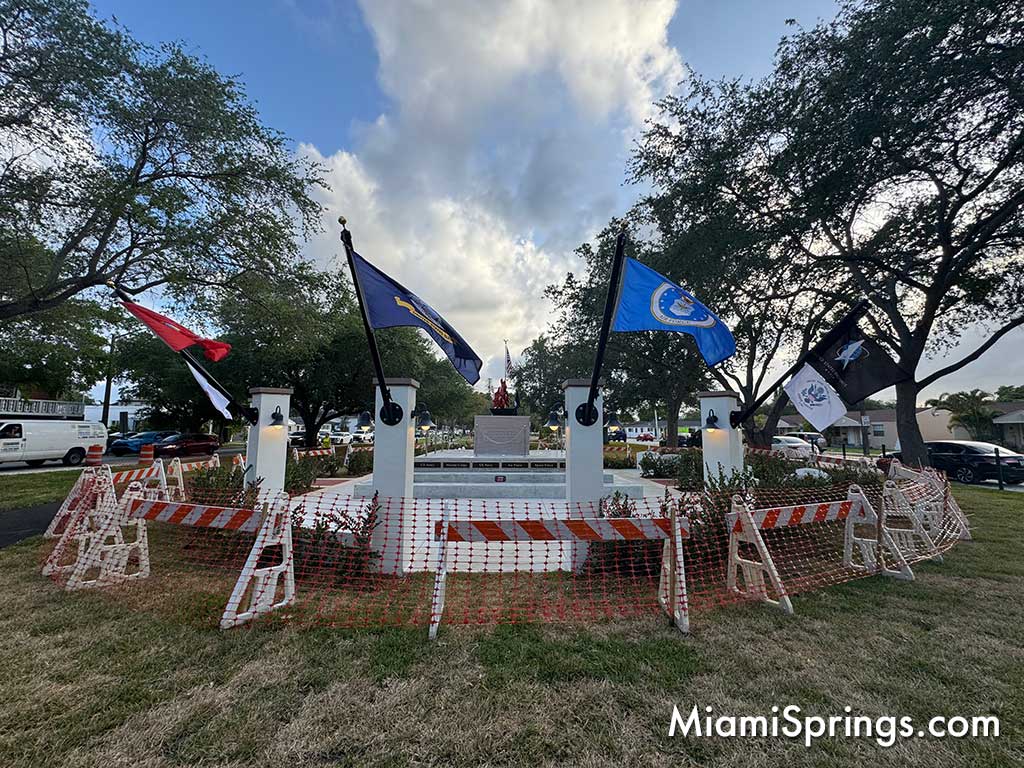 War Memorial on Curtiss Parkway in Miami Springs