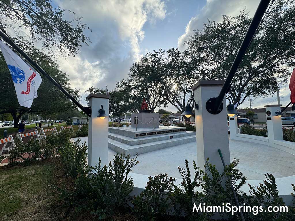 War Memorial on Curtiss Parkway in Miami Springs