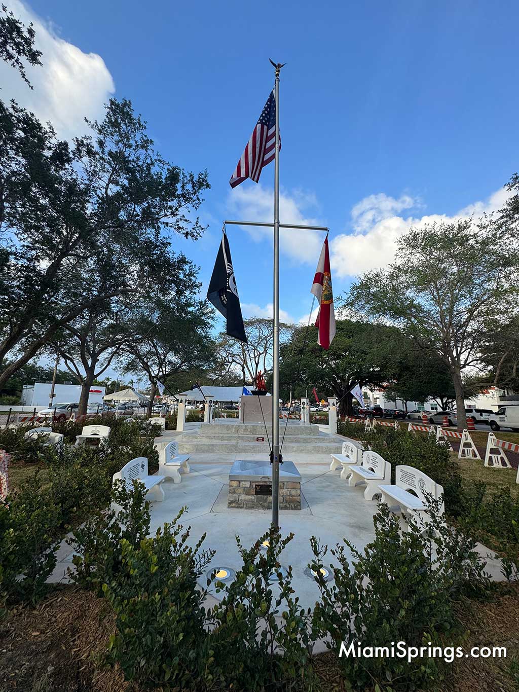War Memorial on Curtiss Parkway in Miami Springs