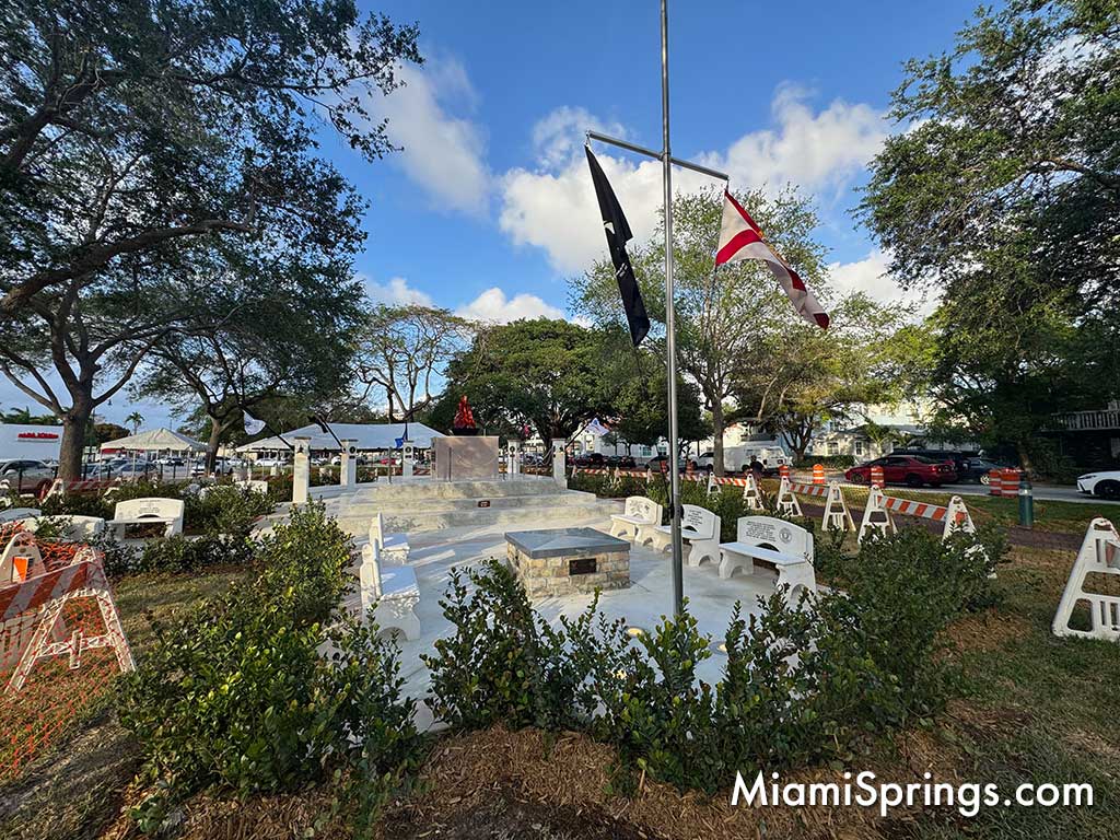 War Memorial on Curtiss Parkway in Miami Springs