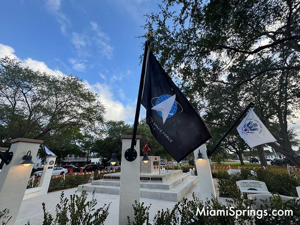 War Memorial on Curtiss Parkway in Miami Springs