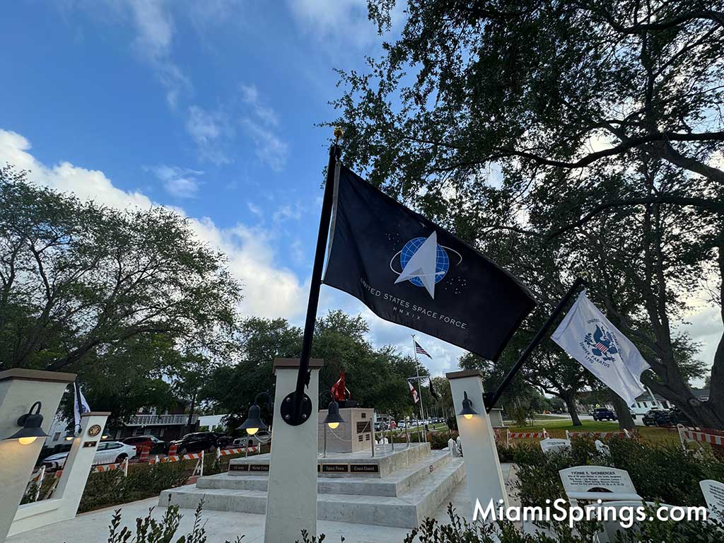 War Memorial on Curtiss Parkway in Miami Springs