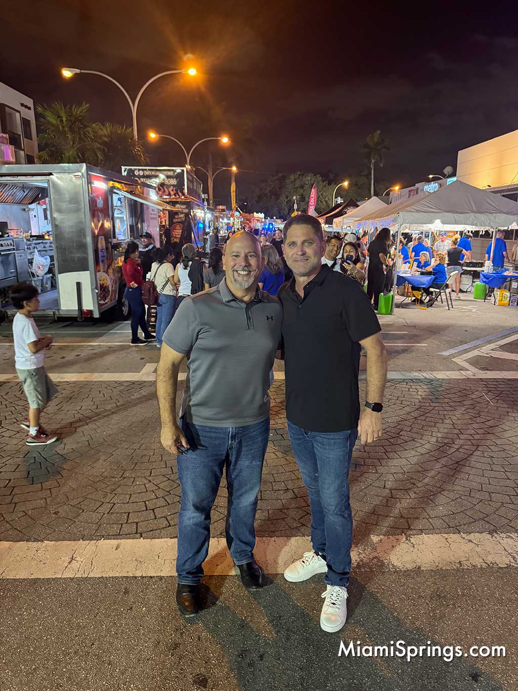 Nestor Suarez and Virginia Gardens Mayor, Spencer Deno
