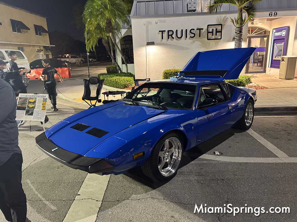 DeTomaso Pantera at the 2025 River Cities Festival (Photo Credit: MiamiSprings.com)