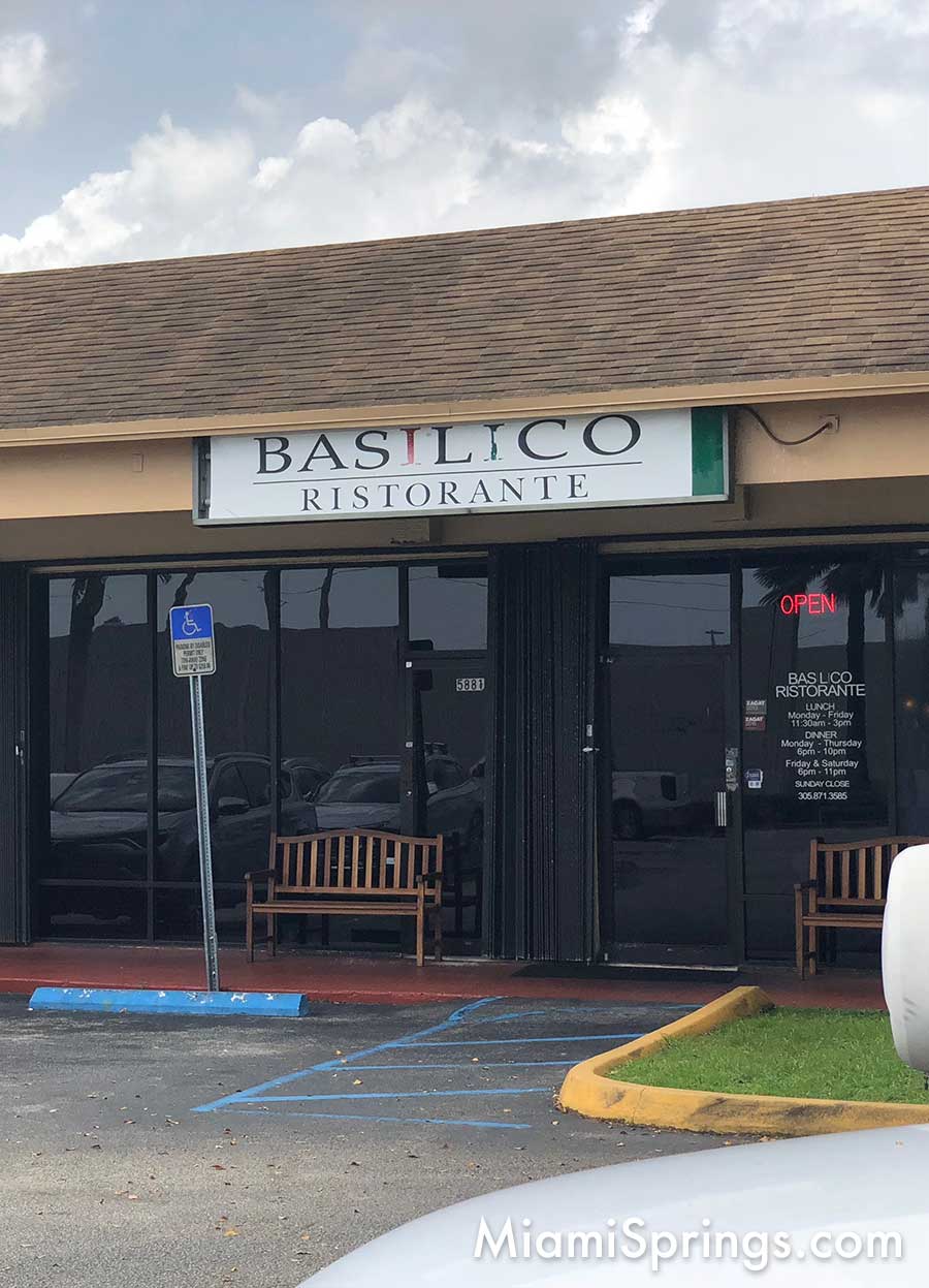 Basilico Ristorante in Virginia Gardens / Miami Springs