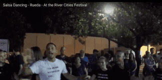 Salsa Dancing Rueda at the Festival