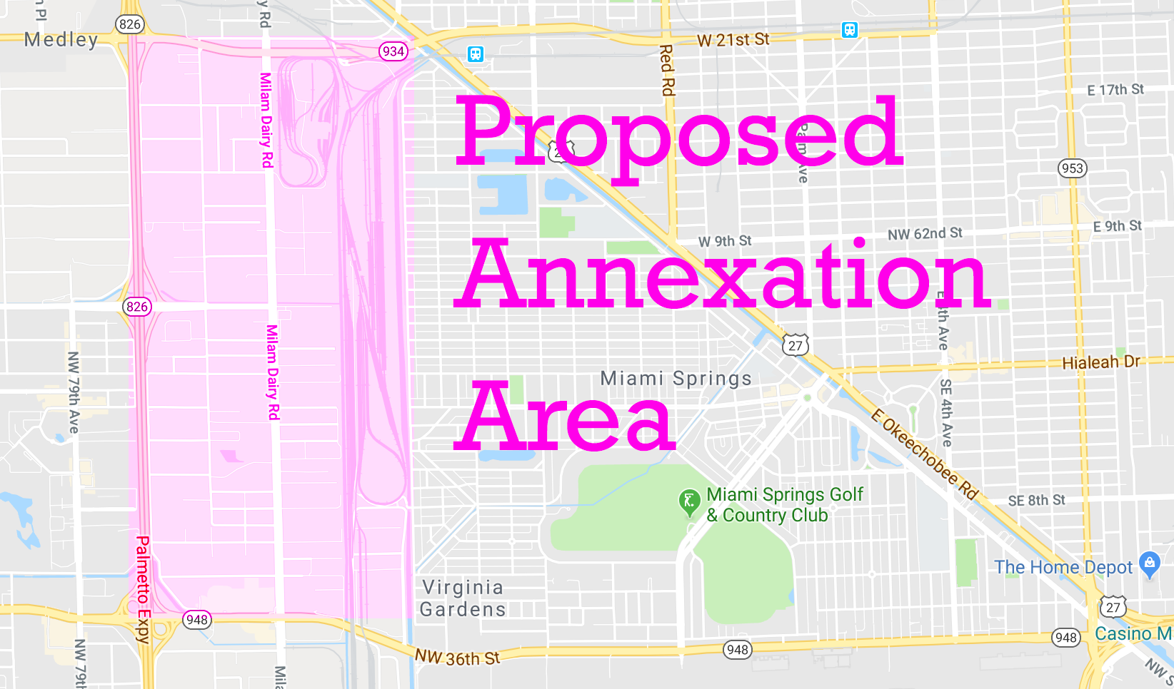 Miami Springs Annexation Proposal