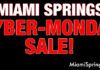 Miami Springs Cyber-Monday Sale!
