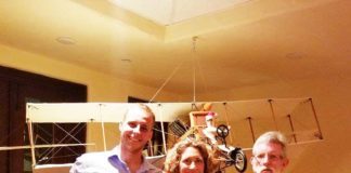 Mansion Unveils New Model of 1912 Curtiss Biplane