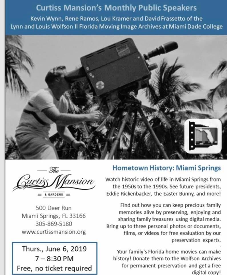 Wolfson Archives Hometown History Miami Springs