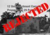 Rejected:  Palmetto Drive Apartment Complex Variances Denied PALMETTO DRIVE PROJECT REJECTED