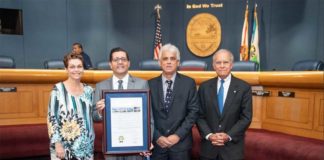 Adult Ed Center Principal Honored by County