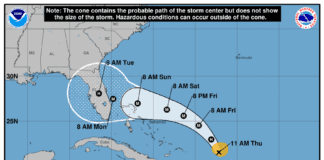 11am Update: Hurricane Dorian Predicted to Hit Florida as Category 4 Storm