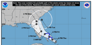 Potential Tropical Cyclone 9 Forms over Bahamas
