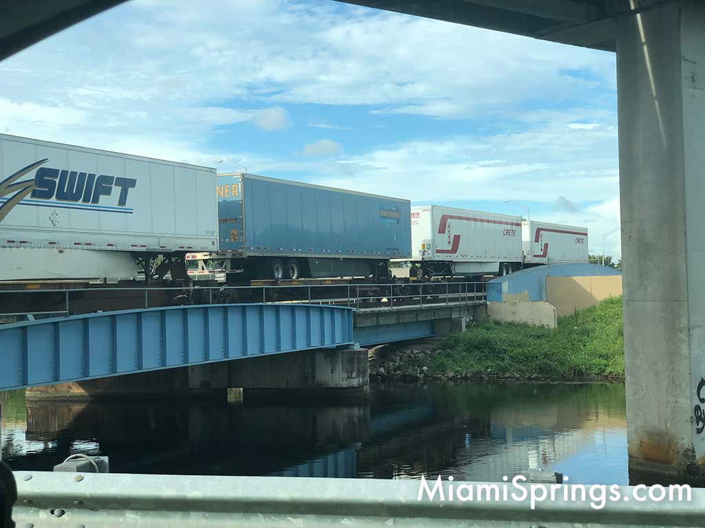 Miami Springs Train Bridge over Miami Canal