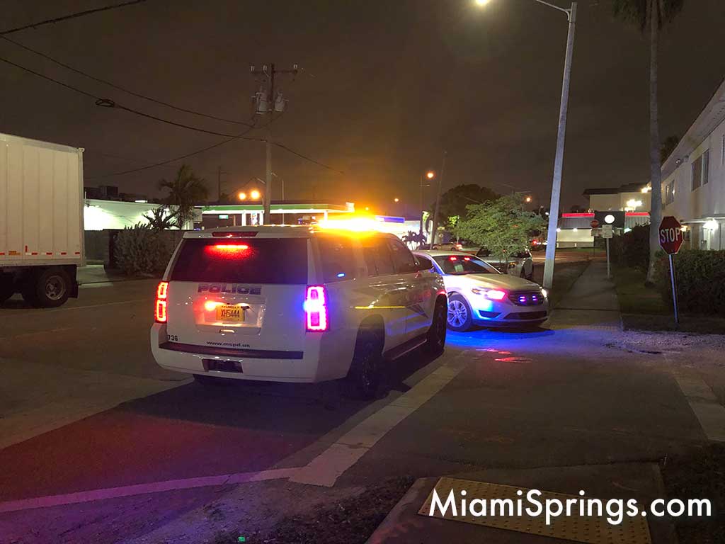 Miami Springs Police at Shooting