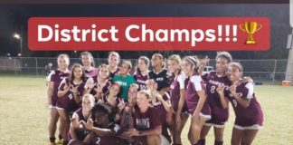 District Champs!  MSSH Womens Soccer Win Districts MSSH Womens Soccer