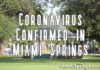 Confirmed:  1st Case of Virus in Miami Springs Coronavirus Confirmed in Miami Springs