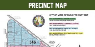 Miami Springs Presidential Results by Precinct