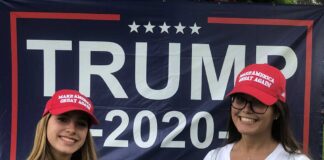 Trump Rally on Curtiss Parkway