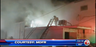 Fire on NW 36th Street