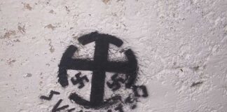 Swastika Graffiti Posted Near Dog Park