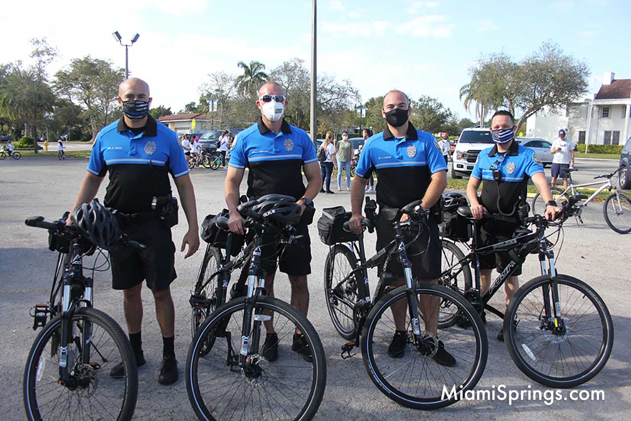 Thank you. to the Miami Springs Police Department for helping us with the 2021 Blessed Trinity. Bike Ride.