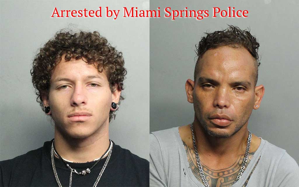 Arrested by Miami Springs Police
