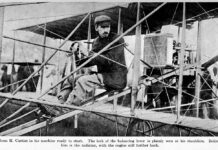 Glenn Curtiss: Father of the Aviation Industry Glenn Curtiss seated in aircraft