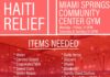 Haiti Relief Effort at Rec Center:  Final Day September 9th