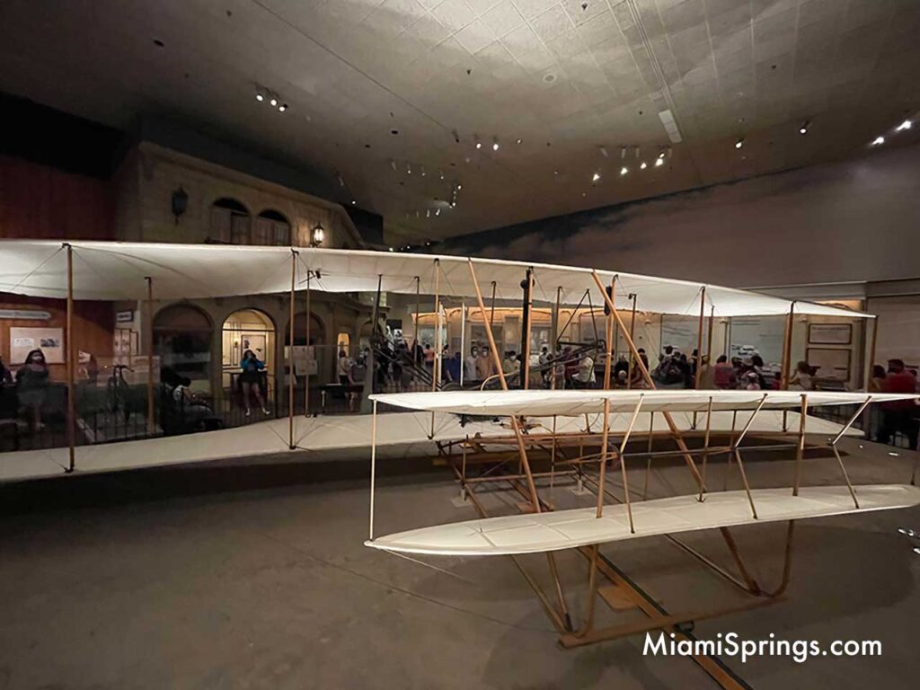 Original Wright Flyer as displayed at the Smithsonian Air and Space Museum in Washington DC