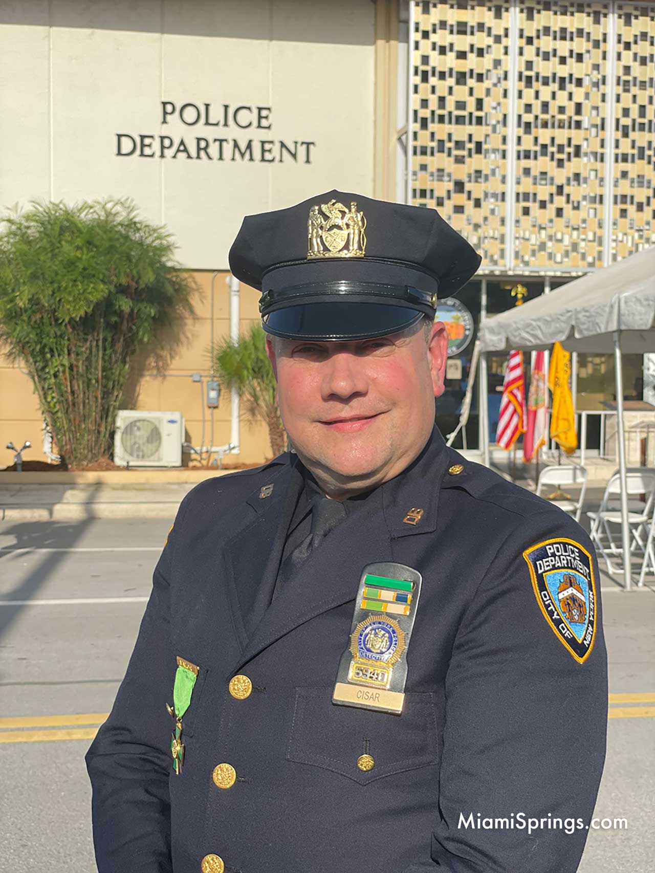 Medley Officer and 20 Year NYPD Veteran Danny Cisar