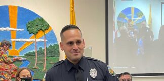 Miami Springs Police Officers Honored Miami Springs Police Officer Fenicett Iribar