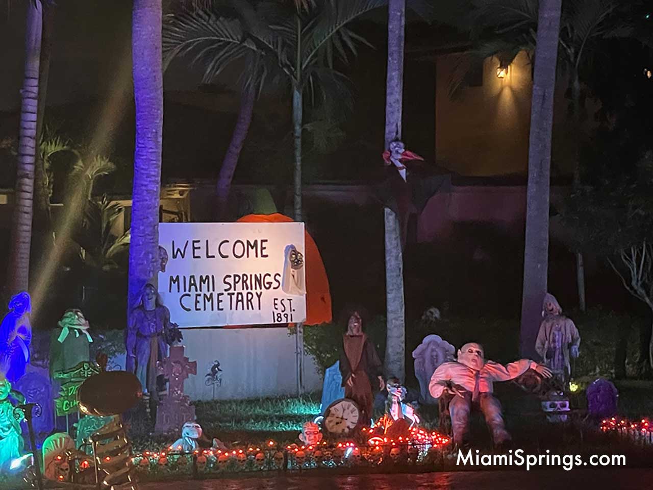 Miami Springs Cemetary Halloween