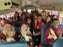 Miami Springs Senior High Marching Band is Back Miami Springs Senior High Marching Band (Photo credit @msshmusicdepartment)