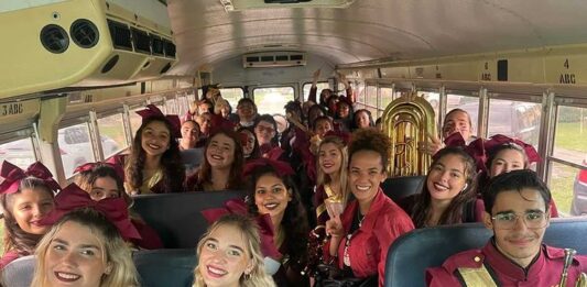 Miami Springs Senior High Marching Band (Photo credit @msshmusicdepartment)