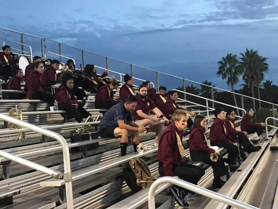 Miami Springs Senior High Marching Band (Photo credit @msshmusicdepartment)