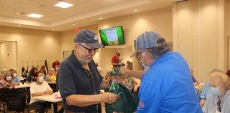 Over 80 Turkeys Donated at Senior Center Over 80 Turkeys Donated by Commissioner Sosa and Milam's Markets - Photo Courtesy City of Miami Springs Social Media