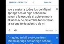 School Threat at Miami Springs Senior High