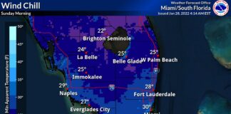 Gale Warning for Saturday Morning / Freezing Wind Chills Sunday Morning