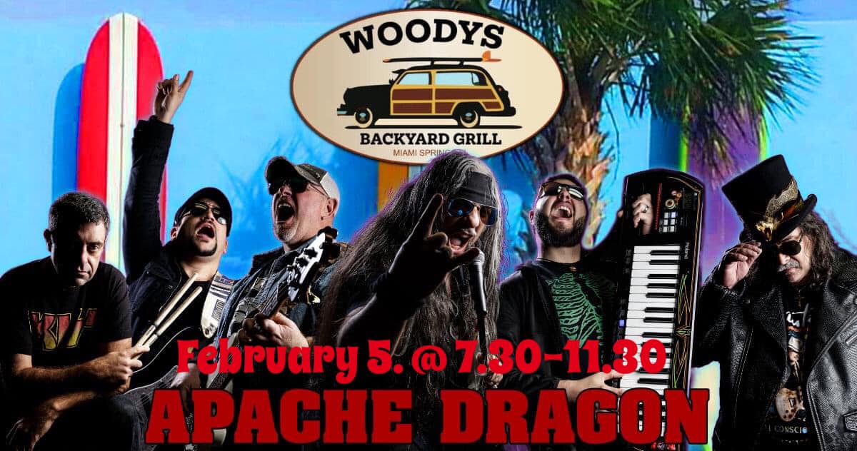 Apache Dragon at Woody's Backyard Grill