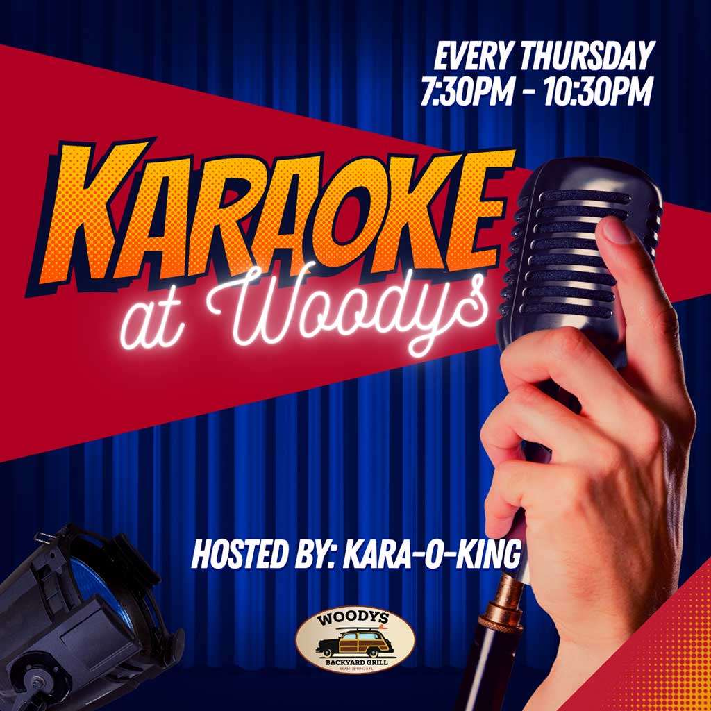 Karaoke at Woody's Backyard Grill