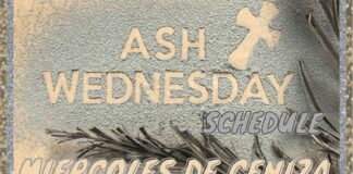Ash Wednesday – 1st Day of Lent