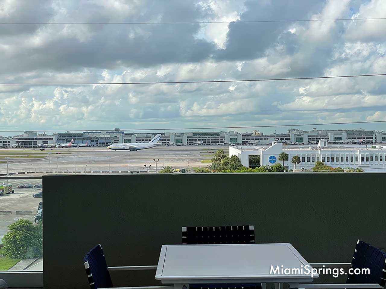 Miami International Airport viewed from Wyndham Garden Inn