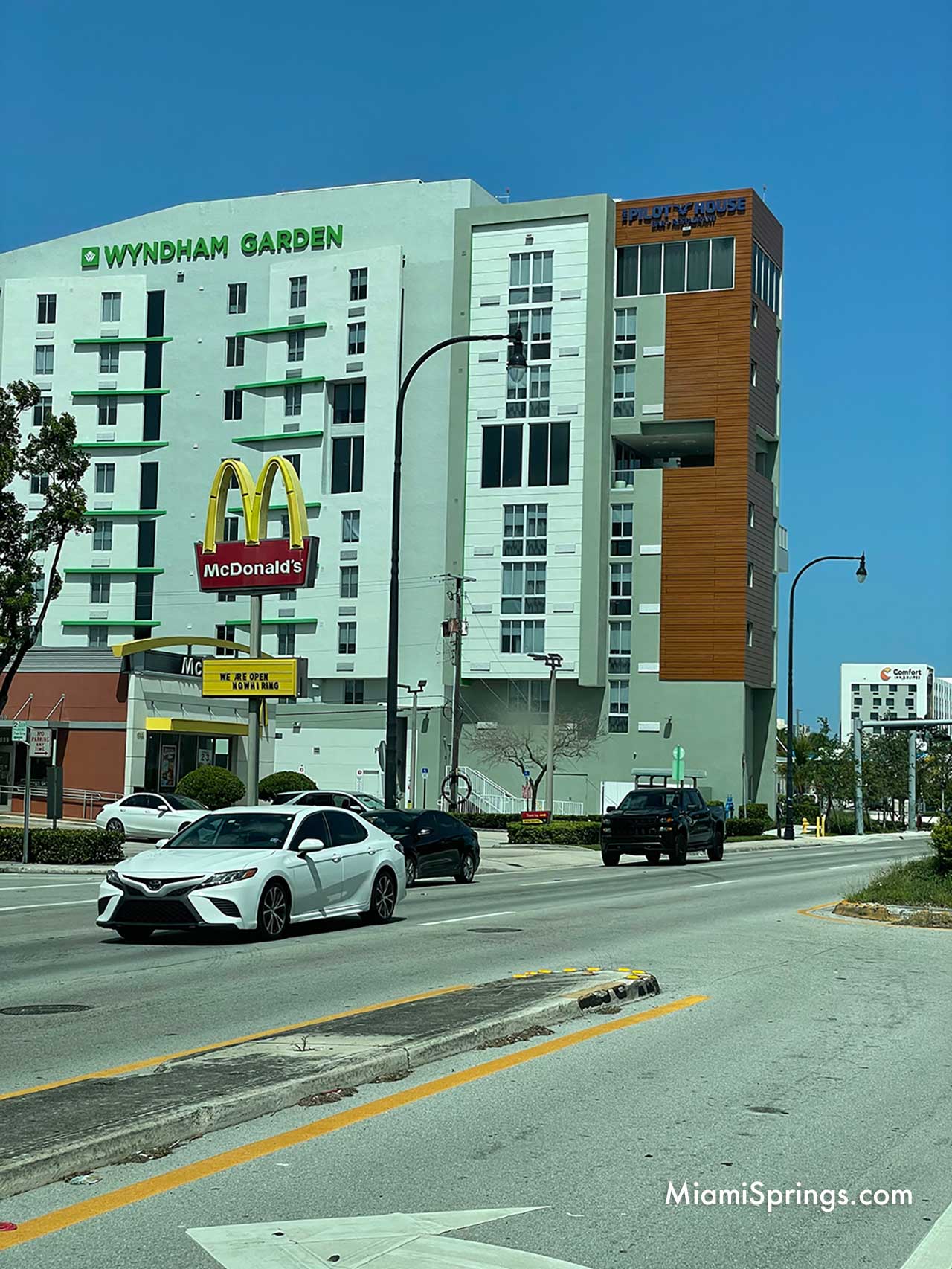 Wyndham Garden Hotel on 36th Street in Miami Springs