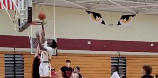 MSSH Basketball Wins Big District Playoff Game Miami Springs Senior High Basketball (Photo credit @mssh_hawks)